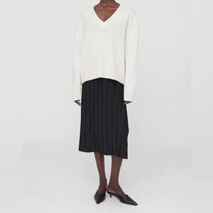 Anine Bing plisse midi skirt, XS